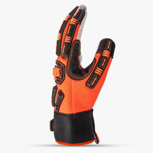 GUANTE DE PALMA DE ALGODÓN SKATIQ HI VIZ OLD SCHOOL ORIGINAL (PROTECCIÓN DE IMPACTO) - Product Image 4