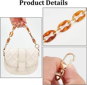 Smooth resin <b>link</b> <b>chain</b> ideal for lightweight necklaces and comfortable wear Resin <b>link</b> <b>chain</b> for boutique jewelry collections - Product Image 4