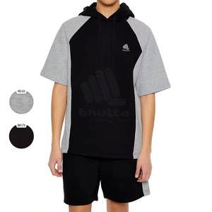 Conjunto de Sudadera con Capucha y Pantalones Cortos para Hombre, Tallas Grandes, Última Moda, Venta al Por Mayor - Product Image 6