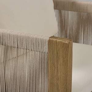 High Quality Solid Teak <b>Wood</b> <b>Arm</b> <b>Chair</b> for Outdoor and Indoor Use Luxury Modern Style for Garden Park and Hotel Furniture - Product Image 6