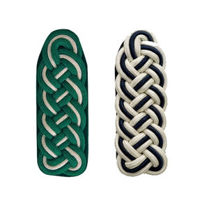 Épaulettes professionnelles, cordons, cordon de serrage, accessoires de cérémonie personnalisés de haute qualité, style ethnique, 3 brins - Product Image 2