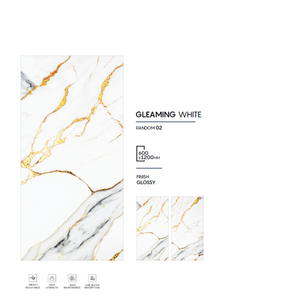 Carreaux de marbre de luxe 60x120 pour sol et mur, porcelaine émaillée, série GLEAMING, carreaux de porcelaine pour intérieur, carreaux de luxe pour murs et sols - Product Image 3