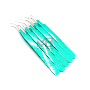 แหนบต่อขนตาปลายไฟเบอร์แบบใหม่ ปี 2026 พร้อมบริการพิมพ์โลโก้ตามสั่ง วัสดุสแตนเลส สำหรับต่อขนตาแบบวอลลุ่ม - Product Image 4