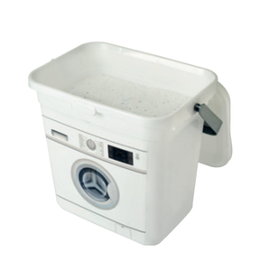 Contenedor de Almacenamiento de Detergente Multicompartimento Rectangular de 6L, Plástico PP Ecológico, Organizador de Artículos de Limpieza para el Hogar con Asa - Product Image 3