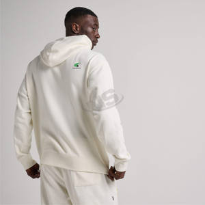 ชุดเสื้อมีฮู้ดแบบสวมหัวของผู้ชายผ้าฝ้าย100% พื้นฐานเสื้อผ้าลำลองโลโก้แบบกำหนดเองสำหรับฤดูหนาว - Product Image 6