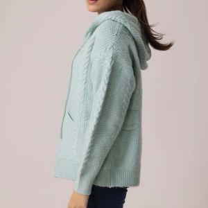 <b>Knitted</b> Cotton Winter Women's Sweater Custom Design OEM Logo Fleece High Quality Wholesale <b>Hoodies</b> Latest Design OEM Serviced - Product Image 3