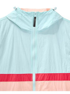 Chaqueta cortavientos arrugada de nailon con diseño personalizado al por mayor para hombre, chaqueta Anorak con capucha de nailon 100% poliéster transpirable para exteriores - Product Image 3