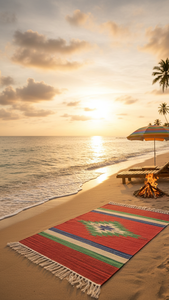 Alfombra de Felpa de Algodón Tejido al por Mayor, Reversible, Lavable a Máquina, Diseño Moderno, Rectangular, para Hogar, Camping, Viajes, Ejercicio - Product Image 4