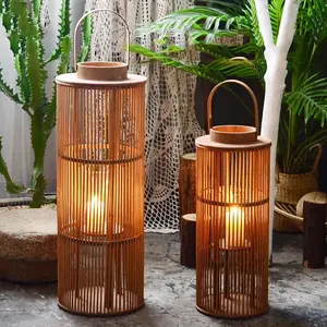 Portavelas de Mimbre Moderno, Hecho a Mano, Ecológico, Diseño Único y Lujoso, para el Día de San Valentín, Bodas, Hogar y Hotel - Product Image 2