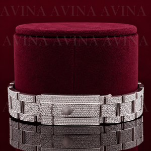 Reloj de Lujo de Cuarzo y Acero Inoxidable para Hombre |   Reloj de 41 mm con esfera de cristal, números romanos, correa de 20 mm y cierre oculto, para uso diario/negocios - Product Image 2
