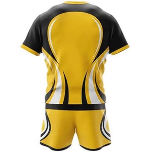 Uniforme de Rugby de Diseño Único, Nombre y Logotipo del Equipo Personalizados, Nuevo, para Adultos, Transpirable, 100% Poliéster, Conjuntos de Uniformes de Rugby - Product Image 5