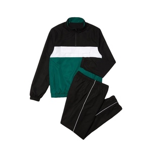 New Design Men Sport <b>Compact</b> Black Bottle Green-white 100% Polyester Tracksuit <b>Slim</b> Fit Sweat Men's Hoodies & Sweatshirts - Product Image 1