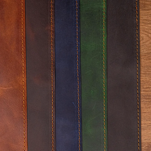 Tapis de bureau en cuir véritable personnalisé, taille personnalisée, grand tapis de bureau, vert, tapis de souris de bureau, protecteur, fait à la main, durable - Product Image 3