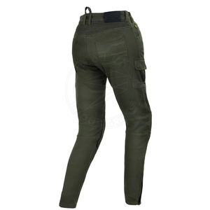 Women's 100% Cotton Denim Four Seasons Waterproof Racing <b>Biker</b> Protective Gear Straight Mid Print Breathable Knitted Casual New - Product Image 2