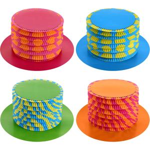 11.6 pouces Mad Hatter Tea Party Chapeaux Décorations En Carton Chapeaux Pliables Chapeaux De Fête pour Costume Accessoire Articles De Fête - Product Image 1