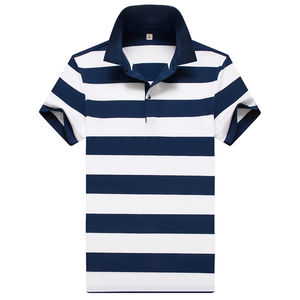 2025 100% algodón personalizado negocios Casual sólido para Polos de talla grande bordado hombres deportes gimnasio Golf camiseta rayas Chemise - Product Image 1