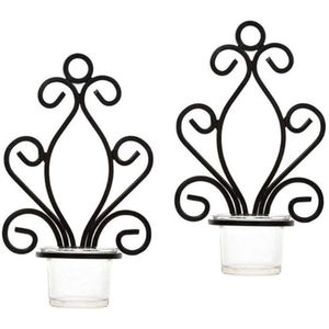 Bougeoir de décoration d'éclairage pour la maison Bougeoir mural en métal de première qualité Décoration de salon Bougeoir mural - Product Image 4