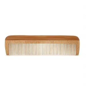 Peine de madera con acabado natural para masaje del cuero cabelludo - Product Image 4