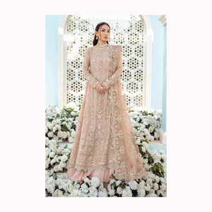 Presentando el diseño nupcial más exitoso Hoy estamos lanzando el concepto nupcial pakistaní Top Heavy Georgette hermosa - Product Image 1