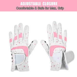 Gants de golf en cuir de mouton personnalisables à doigts entiers avec protection UV, imperméables, pour hommes, marque privée - Product Image 5