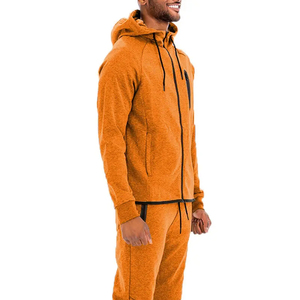 custom <b>flare</b> sweatpants and hoodie set unisex blank cotton fleece mens street wear hoodie flared sweatsuit - Product Image 1