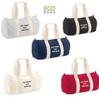 Sac de sport pliable personnalisé en toile tendance avec fermeture éclair pour voyage, grande capacité, vente en gros, fabriqué au Vietnam