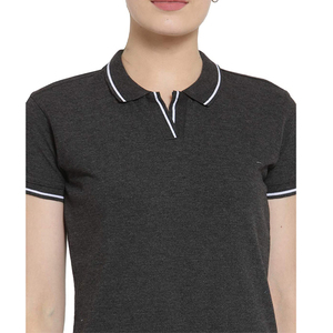 เสื้อยืดโปโลสำหรับผู้หญิงสไตล์ลำลองโลโก้ของคุณเอง - Product Image 4