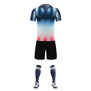 Maillots de football personnalisés par sublimation, respirants, imprimés, 100% polyester, qualité internationale, approvisionnement en vrac, service OEM - Product Image 3