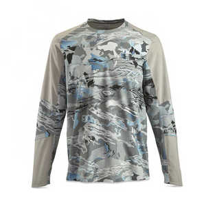 Camisas de pesca de impresión por sublimación UPF50 para hombres, camisas de pesca de manga larga de rendimiento de secado rápido con protección UV - Product Image 5