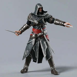 Nouvelle Figurine en Résine 1:6 Articulée Assassin's Creed Ezio OEM Accessoires Anime Personnalisés pour Collection et Décoration - Product Image 5