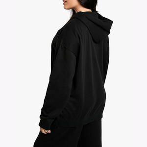 Sudadera con capucha extragrande con capucha de palangre para mujer de temporada de invierno con aberturas laterales perfectas para mujer - Product Image 2