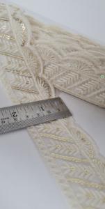 <b>Fancy</b> AIROWS Design Handmade Luxury Cotton & Net Embroidery Simple Traditional Finish Stylish Dress - Product Image 3