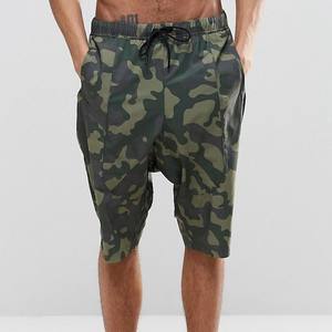 Fashionable Design Solid Mid Waist Fashion 100% Cotton Anti-Wrinkle Sweat <b>Short</b> Drawstring Hunting <b>Hiking</b> Outdoor <b>Shorts</b> - Product Image 1