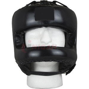 Safety First Protector de cabeza de Kickboxing de cuero personalizable Escudo de entrenamiento único para un entrenamiento efectivo en boxeo Taekwondo Karate - Product Image 6