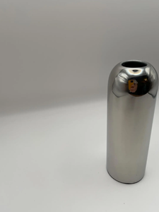 Florero Moderno de Aluminio Color Plata, Diseño Martillado, Hecho a Mano, Ecológico, para Decoración de Mesa, Hogar - Product Image 4