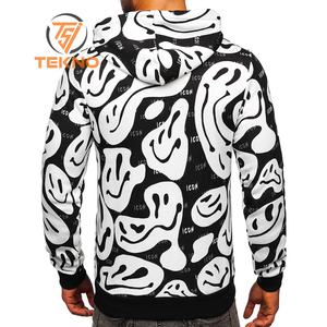 Sudadera con capucha de sublimación para hombre nueva moda de alta calidad para hombre nuevo OEM al por mayor ropa de calle de tendencia para el invierno precio al por mayor - Product Image 2