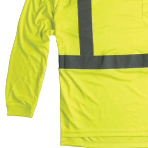 Chemises polo de travail de sécurité personnalisées pour hommes, vêtements de travail haute visibilité, chemise polo avec bandes réfléchissantes, t-shirt pour hommes - Product Image 3