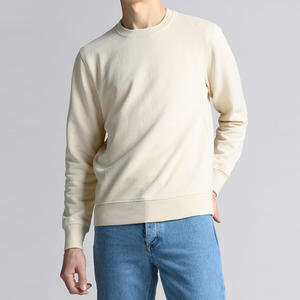 Sweat-shirt à capuche pour homme en coton biologique, coupe décontractée, col rond, impression personnalisée, broderie en relief, motif uni, automne, vente en gros - Product Image 6