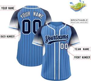 Camisetas de béisbol sublimadas Pedidos a granel Botón Up Ajuste personalizado Fabricante de camisetas de softball con opciones de bordado - Product Image 2