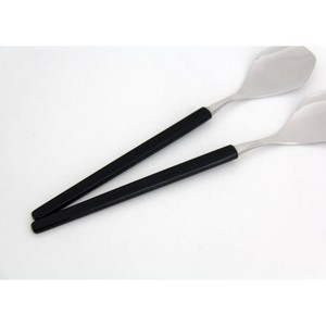 Serveur de salade en gros en acier inoxydable avec poignées en résine personnalisé à la main produit le plus vendu Serveur de salade incroyable - Product Image 4