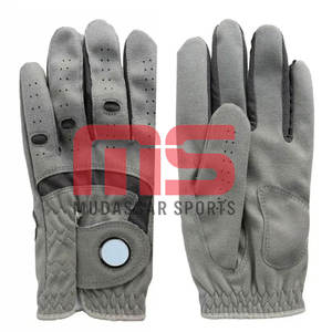 Gant de golf unisexe 100% de haute qualité en cuir véritable de haute qualité pour hommes avec logo personnalisé - Product Image 1