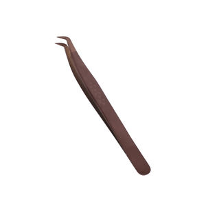 Pinzas Profesionales de Acero Inoxidable No Magnéticas para Extensión de Pestañas, Mango Cómodo de Precisión, Logotipo Personalizado - Alta Calidad - Product Image 6