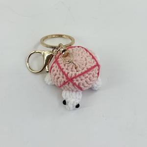 Handmade Eco-Friendly Cotton Cartoon Amigurumi Crochet <b>Bear</b> Keychain Soft Toy <b>Cute</b> Knitting Animal Design for Bags Decor by Acki - Product Image 5