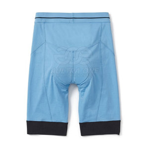 Shorts de cyclisme athlétiques modernes pour hommes, taille élastique, tissu tricoté respirant et léger, séchage rapide, conçus pour l'entraînement sportif - Product Image 5