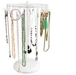 แท่นวางเครื่องประดับแบบตั้งได้ใหม่ล่าสุดแท่นวางเครื่องประดับแบบแขวนทรงกลมทรงกลมแท่นวางเครื่องประดับโลหะแบบหมุนได้ - Product Image 6