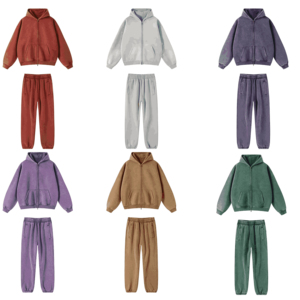 2025 unisexe qualité supérieure vêtements de rue entièrement imprimé personnalisé dernière mode soleil délavé respirant survêtements pour pierre d'hiver - Product Image 4