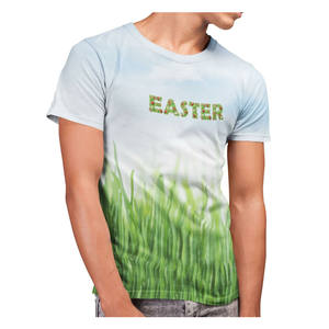 Premium Quality <b>100</b>% <b>Polyester</b> Customized Design Own logo Breathable O Neck Printed t <b>Shirt</b> Men - Product Image 4