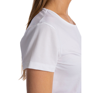 T-shirt décontracté à manches courtes et à col rond pour femmes 100% coton écologique - Product Image 2