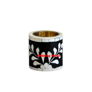 Porte-encens en bois de forme ronde, de haute qualité, design de table, luxe, nouveau, vente en gros, Mubkhar en bois - Product Image 1