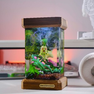 Lampe époxy personnalisée, lampe en résine époxy, lampe en résine époxy personnalisée, lampe en résine bois Art, veilleuse personnalisée, cadeau fait main - Product Image 1